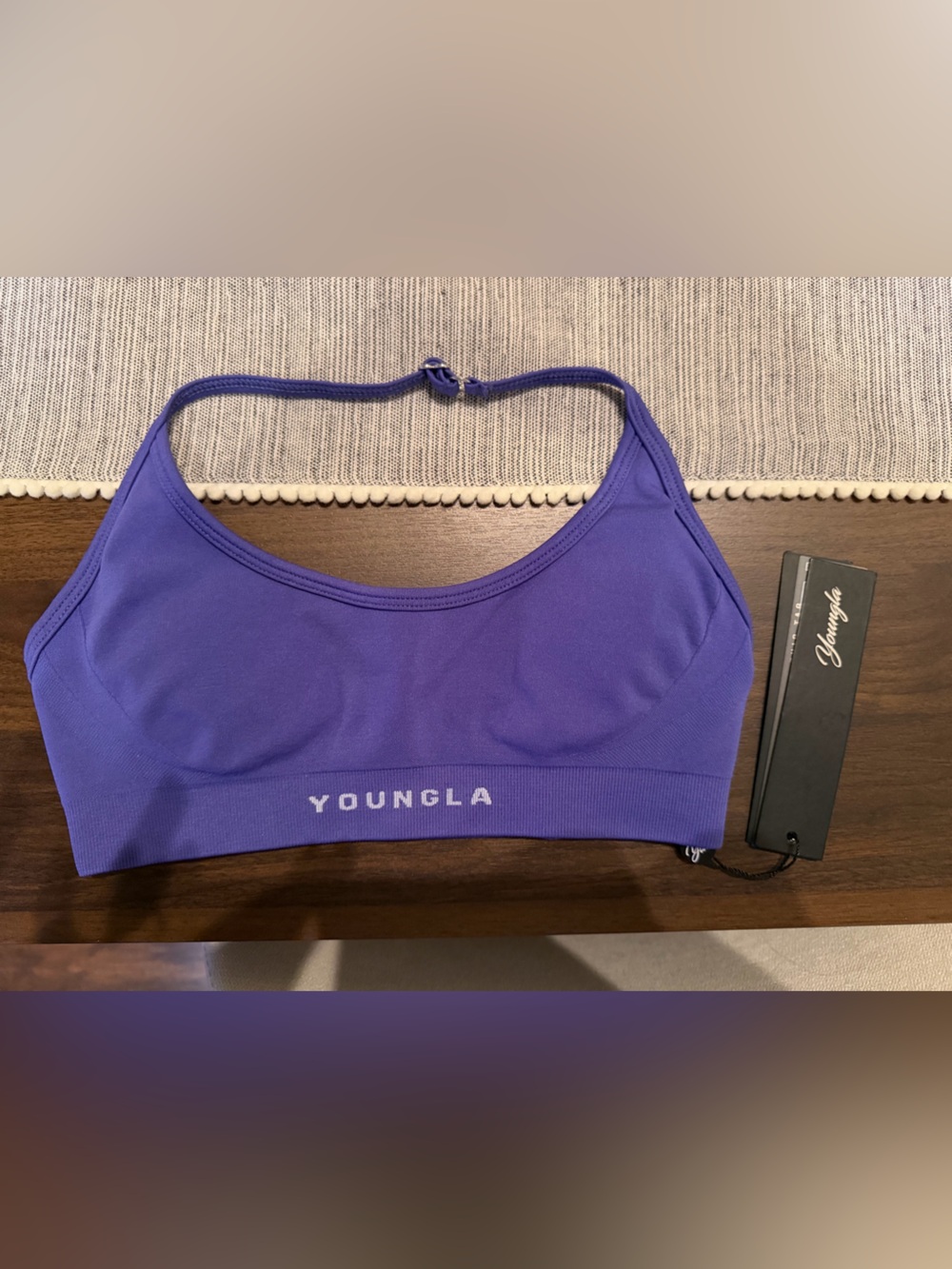YoungLA Seamless Sports Bra in Violet